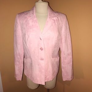 Women’s Sag harbor pink button down blazer